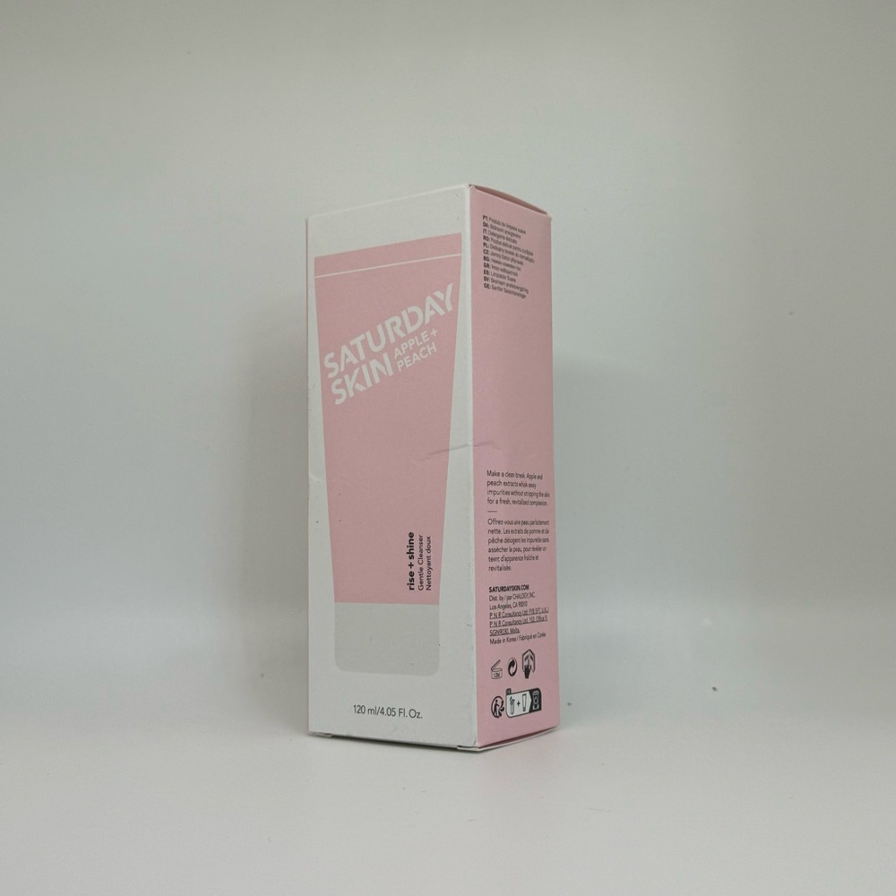 Product Name: Saturday Skin Rise + Shine Gentle Cleanser (Apple + Peach)